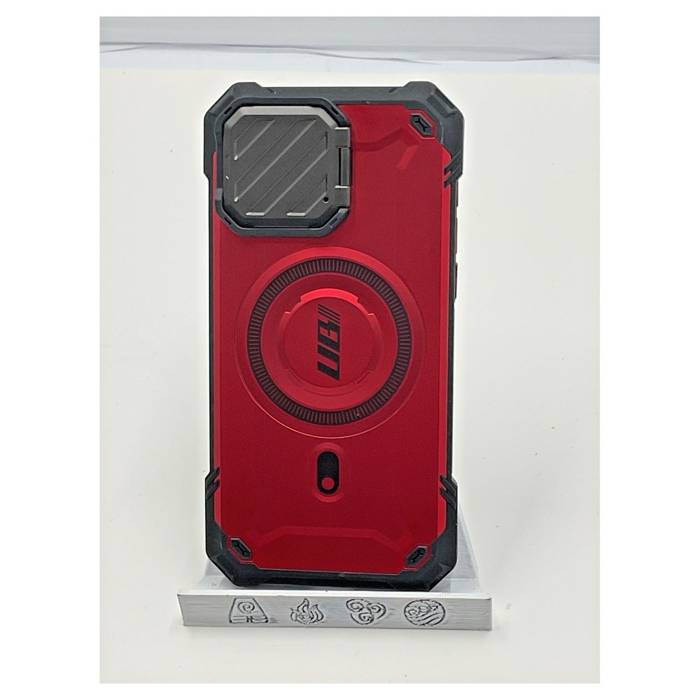 SUPCASE UB Mag‎ iPhone 16 Pro Max Rugged Case Red Kickstand MagSafe